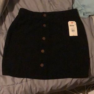 Billabong push my buttons corduroy skirt